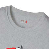 Red Moon Rising Japanese Samurai T Shirt, Asian Graphic Tee, Bushido Warrior Shirt