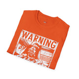 Warning Choking Hazard Retro Space T Shirt, Vintage Sci Fi Graphic Tee, Galaxy Shirt
