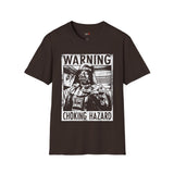 Warning Choking Hazard Retro Space T Shirt, Vintage Sci Fi Graphic Tee, Galaxy Shirt