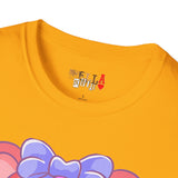 Orange Heart Eye Teddy Bear T-shirt