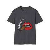 Smoking The Blunt Funny Weed T Shirt, Cannabis Graphic Tee, 420 Stoner Shirt