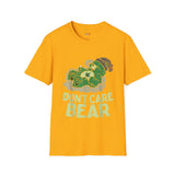 Bear Don't Care Funny Weed T Shirt, Cannabis Graphic Tee, 420 Stoner Shirt