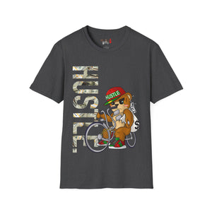 Hustle Bear Unisex Softstyle T-Shirt