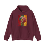 Afro American Queen Heavy Blend Unisex Hoodie
