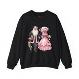 Black Santa 9 Unisex Heavy Blend™ Crewneck Sweatshirt
