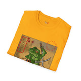 Samurai Toad Warrior Japanese Samurai T Shirt, Asian Graphic Tee, Bushido Warrior Shirt