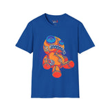 Zipper Mouth Teddy Bear Unisex Softstyle T-Shirt