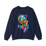 Sad Patched Teddy Bear Sweatshirt