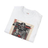 Vader Spades Card Retro Space T Shirt, Vintage Sci Fi Graphic Tee, Galaxy Shirt