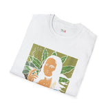 Smoking Mona Lisa Funny Weed T Shirt, Cannabis Graphic Tee, 420 Stoner Shirt
