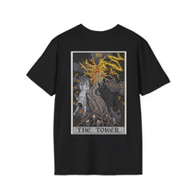 Load image into Gallery viewer, XVI The Tower Rear Print T-Shirt
