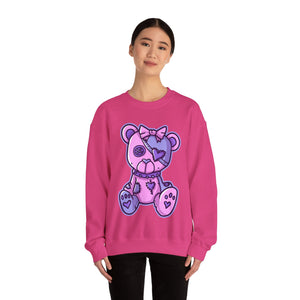 Button Eye Teddy Bear Sweatshirt