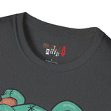 Evil Patched Teddy Bear Unisex Softstyle T-Shirt