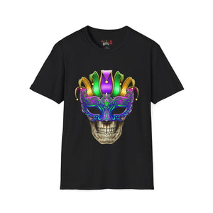 Skeleton Mask Unisex Softstyle T-Shirt