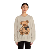 Brown Scarf Teddy Bear Sweatshirt