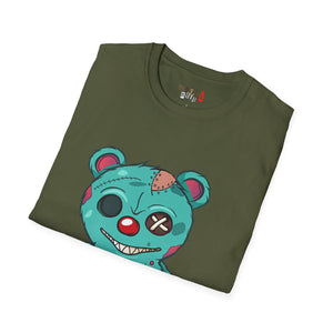 Button Eye Bear Unisex Softstyle T-Shirt