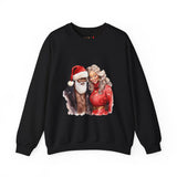 Black Santa 14 Unisex Heavy Blend™ Crewneck Sweatshirt