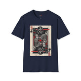 Vader Spades Card Retro Space T Shirt, Vintage Sci Fi Graphic Tee, Galaxy Shirt