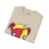 Red & Yellow Teddy Bear Unisex Softstyle T-Shirt