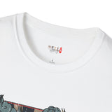 Dueling Samurai Warriors Japanese Samurai T Shirt, Asian Graphic Tee, Bushido Warrior Shirt