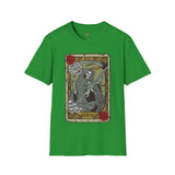 XIII Death Grim Reaper Tarot Card T Shirt, Mystic Graphic Tee, Spiritual Shirt