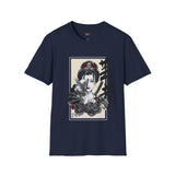 Warrior Fem Japanese Samurai T Shirt, Asian Graphic Tee, Bushido Warrior Shirt