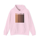 Melanin Vertical Stripes Heavy Blend Hoodie