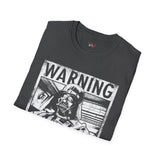 Warning Choking Hazard Retro Space T Shirt, Vintage Sci Fi Graphic Tee, Galaxy Shirt