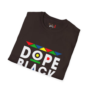 Dope Black Mom Martin Font Unisex Softstyle T-Shirt