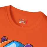 Tired Colorful Bear Unisex Softstyle T-Shirt