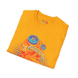 Zipper Mouth Teddy Bear Unisex Softstyle T-Shirt