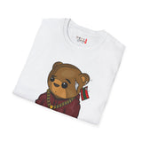 Drippy Bear Unisex Softstyle T-Shirt