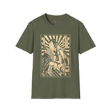 Samura DJ Japanese Samurai T Shirt, Asian Graphic Tee, Bushido Warrior Shirt