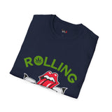Green Rolling Stoned Funny Weed T Shirt, Cannabis Graphic Tee, 420 Stoner Shirt