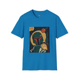 77 Bounty Hunter Blaster Retro Space T Shirt, Vintage Sci Fi Graphic Tee, Galaxy Shirt
