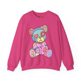 Pink Heart Eye Teddy Bear Sweatshirt