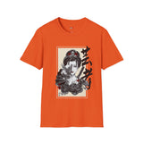 Warrior Fem Japanese Samurai T Shirt, Asian Graphic Tee, Bushido Warrior Shirt