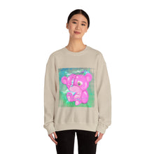 Load image into Gallery viewer, Purple Teddy Bear Sweatshirt
