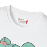 Evil Patched Teddy Bear Unisex Softstyle T-Shirt