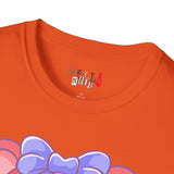 Orange Heart Eye Teddy Bear T-shirt