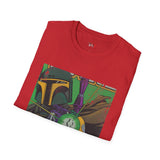 Bounty Hunter Blaster Retro Space T Shirt, Vintage Sci Fi Graphic Tee, Galaxy Shirt