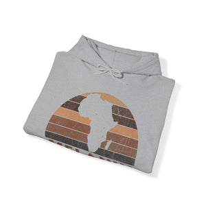 Melanin Half Circle Heavy Blend Unisex Hoodie