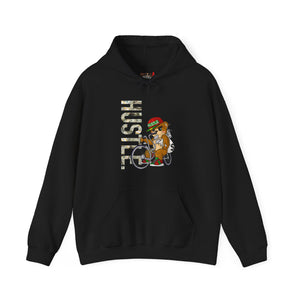 Hustle Bear Heavy Blend Unisex Hoodie