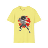 Afro Samurai Queen Japanese Samurai T Shirt, Asian Graphic Tee, Bushido Warrior Shirt