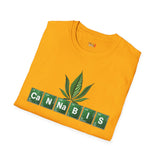 CaNNabIS Funny Weed T Shirt, Cannabis Graphic Tee, 420 Stoner Shirt