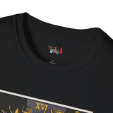 The Tower XVI Tarot Card T Shirt, Mystic Graphic Tee, Spiritual Shirt