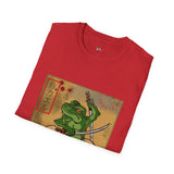 Samurai Toad Warrior Japanese Samurai T Shirt, Asian Graphic Tee, Bushido Warrior Shirt