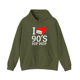 I Love 90's Hip Hop Heavy Blend Unisex Hoodie