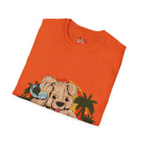 DJ Teddy Bear Unisex Softstyle T-Shirt