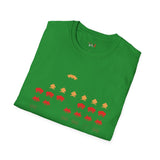 Game Over Vintage Alien T Shirt, Retro UFO Graphic Tee, Space Streetwear Shirt